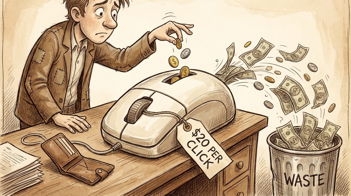 The $20 Click Trap: Why Your Ad Strategy Is Bleeding Money
